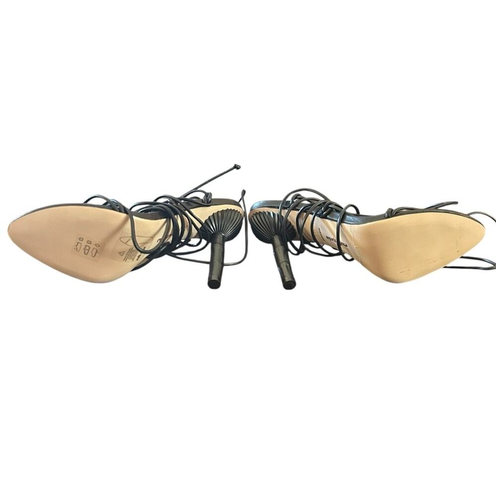 Cult Gaia Soleil Leather Lace Up Strappy High Heel Sandals NEW EU 36.5 US 6.5 - Picture 8 of 9